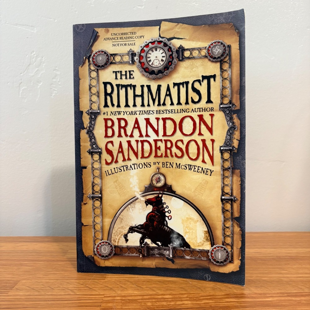 Brandon Sanderson‎ The Rithmatist First Edition ARC Uncorrected Paperback Book